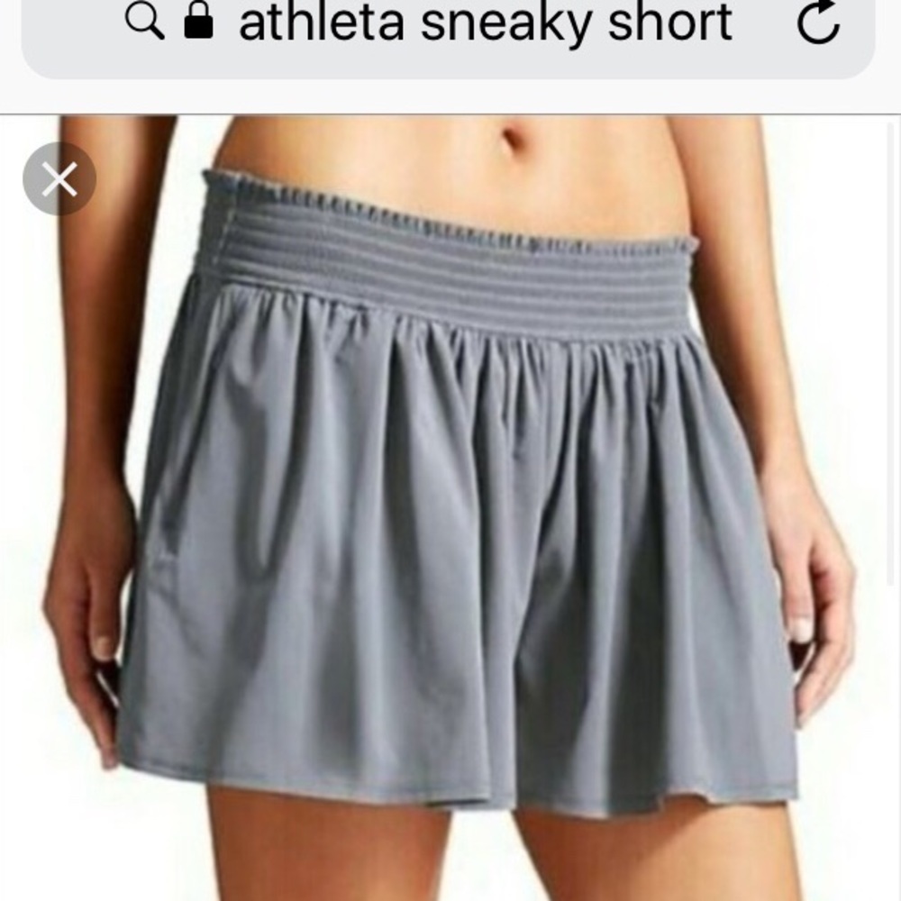 Athleta sneaky shorts. Looks like a skirt. NWT
